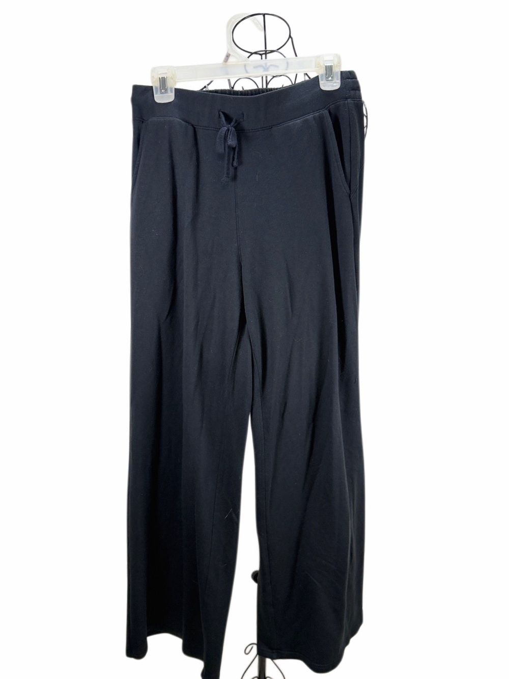 Quince Black TENCEL Modal Wide Leg Lounge Pants M
